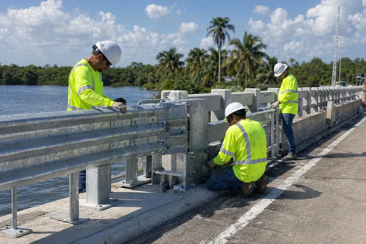 Bridge rail and anchorage systems services in Florida